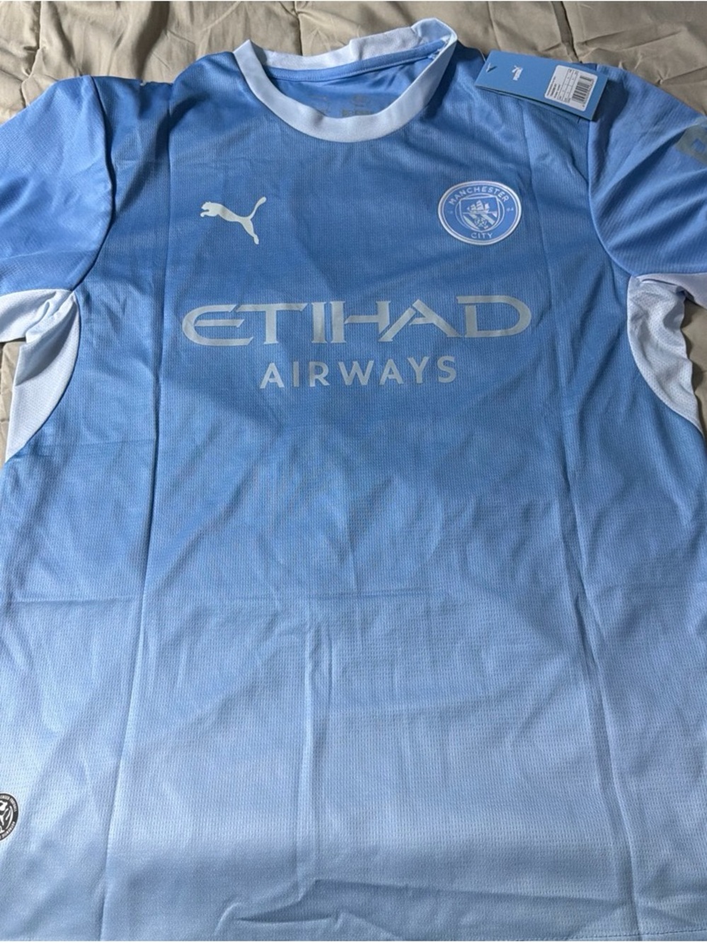 Puma Manchester City' Light Blue Home Jersey